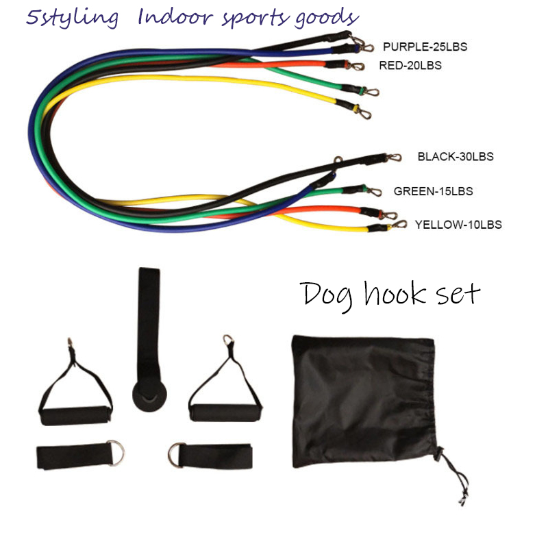 Seil Seil Fitness Yoga Gurte 11 Stück Widerstandsband Set
