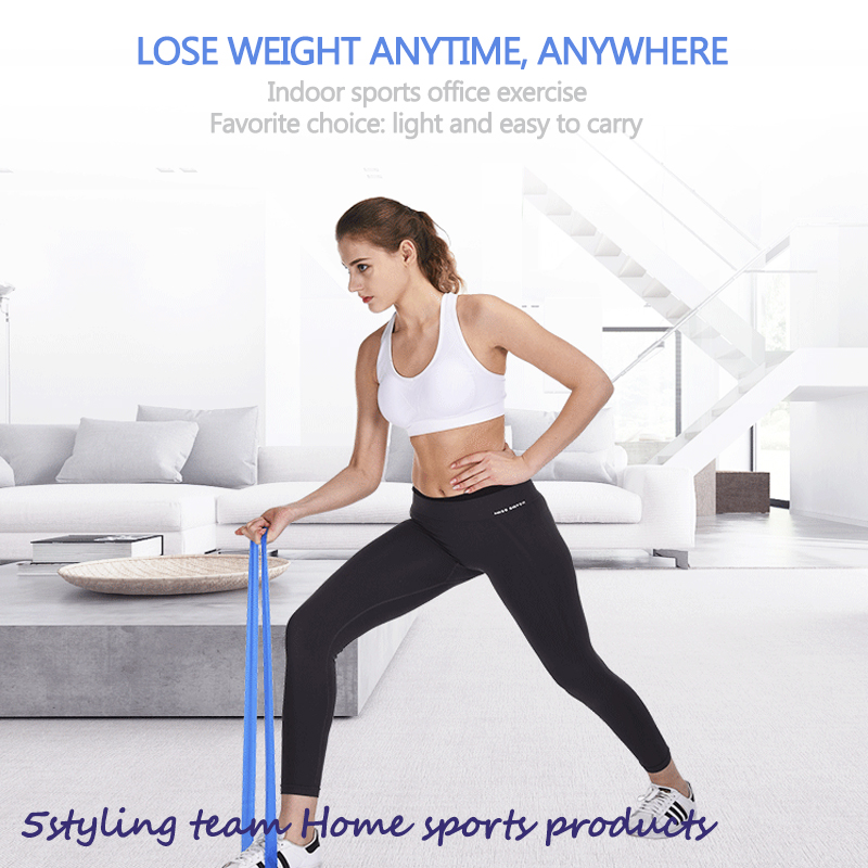 Naturlatex Rehabilitationstraining Sehnen Fitness Widerstand Spannungsring Latex Widerstand Gürtel Fitness multifunktionaler Widerstandsring