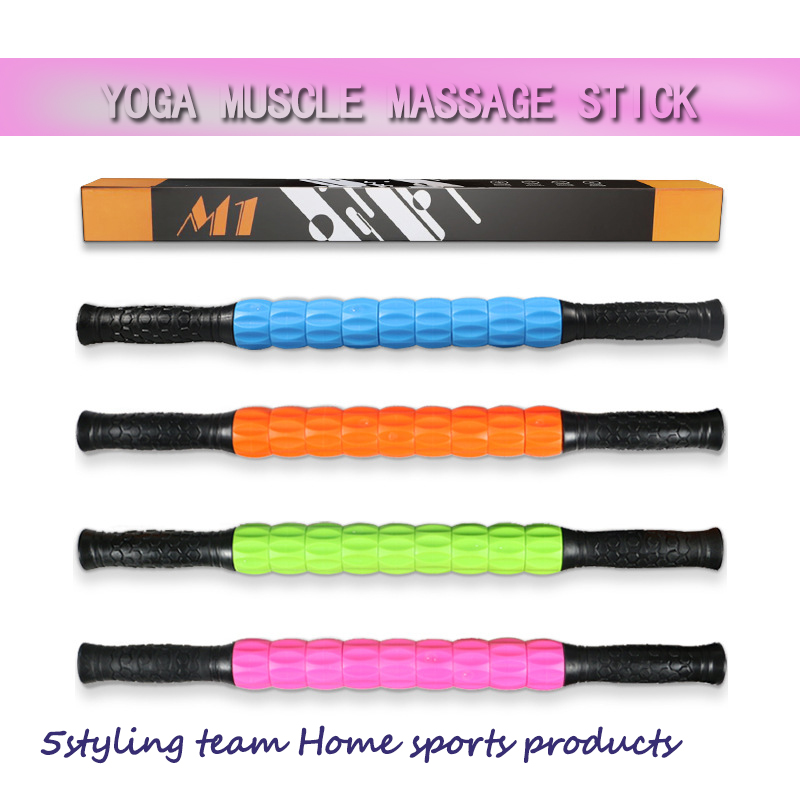 Fitness Muskelmassage Stick Yoga tiefe Muskelentspannung Massage Achse private Bildung Faszie Roller Gear Massage Stick
