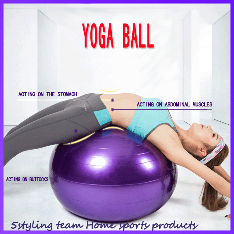 PVC verdickt explosionsgeschützte Yoga Fitness Massage Ball Rehabilitation Training Gummi Yoga Balance Ball Sportgeräte Großhandel