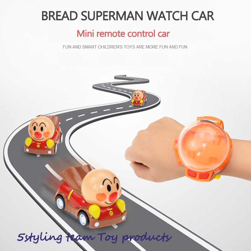 Taiwan\\'s hot broad Superman watch remote control receible USB net red watch mini remote control car