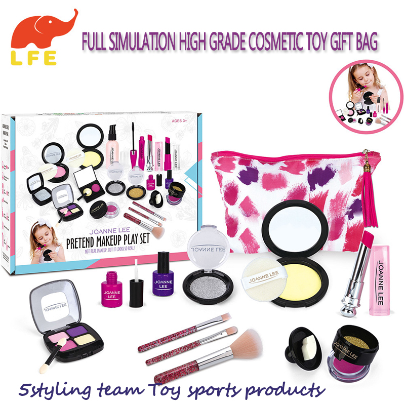 Kinder- und Mädchenschmuck, Kosmetik, Toilettenartikel und Spielzeugset, Simulation der Familie von Blinger, Make-up-Spielzeug der Prinzessin