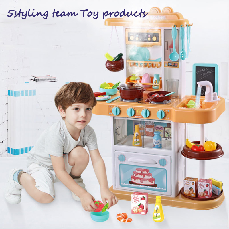 Grenzüberschreitende Babe Valley Kinder\'s Spray Kitchen Spielzeug, Hausmannskost, Kochen, Kochen, Jungen und Mädchen Baby