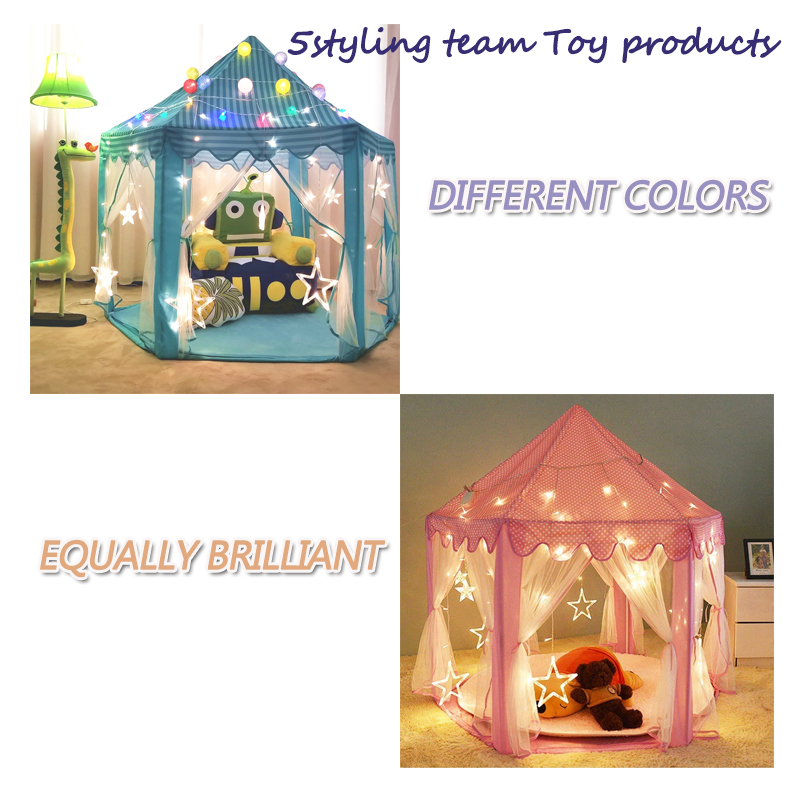Kinderzelt Sechseck Prinzessin Zelt Kinder Indoor Game House Baby Zelt Spielzeughaus Hersteller Lager